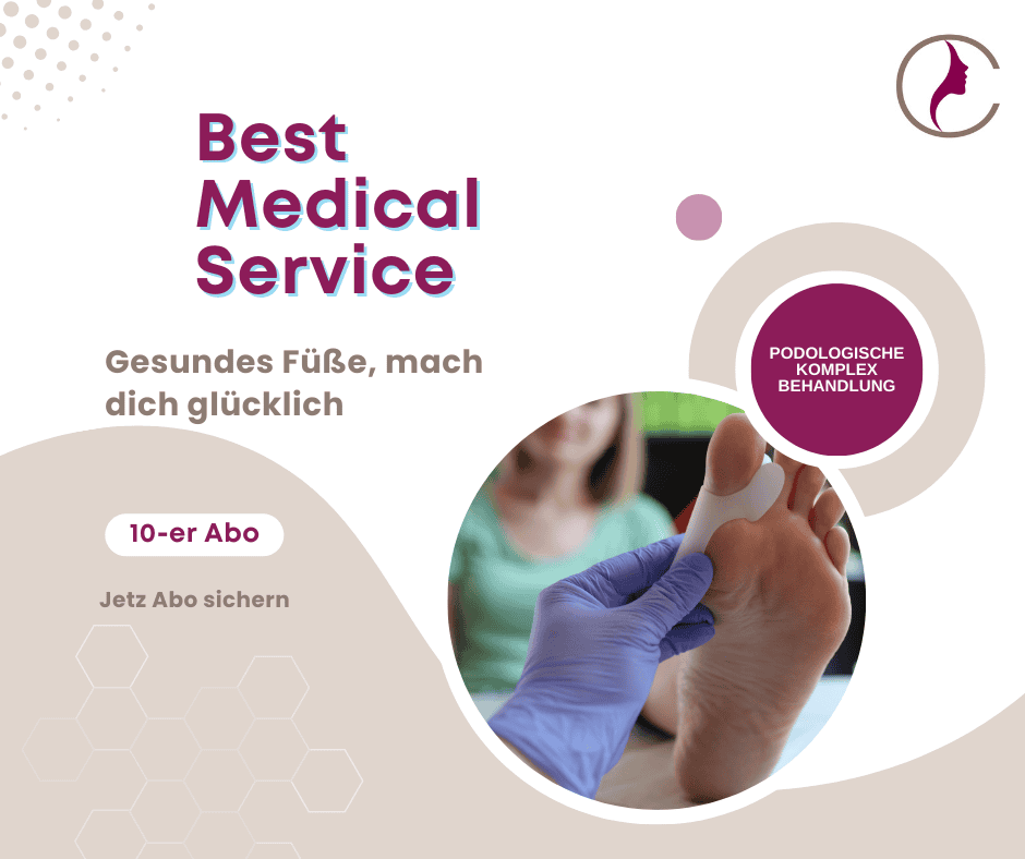 10-er Abo Kosmetik-Studio dermaplace - Fabiona Barnick - Stuttgart - Bad Cannstatt - Hallschlag - Person massiert Füße