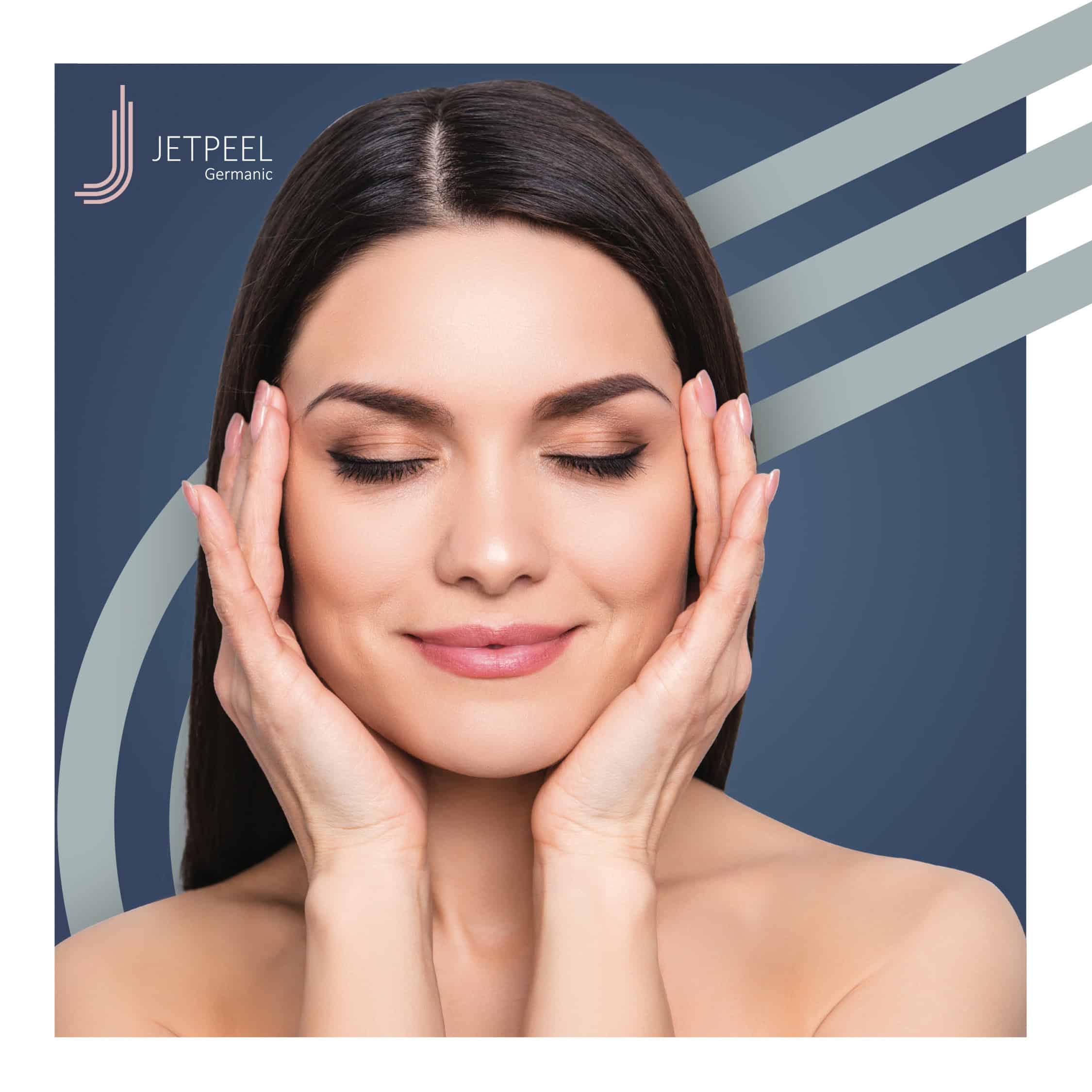 Landsberg-JetPeel-SocialMedia-BesteVersion Kosmetik-Studio dermaplace - Fabiona Barnick - Stuttgart - Bad Cannstatt - Hallschlag - junge Frau mit Händen an der Stirn